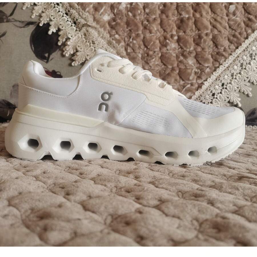 2026 New Cloudrunner 2 Comfortable Cushioned Low-Top Thick-Sole Fashionable Sports Casual Running Shoes - White - View 1