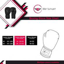 Guantes de boxeo para niños de 4 a 12 años, 4 onzas, 6 onzas, guantes de entrenamiento para niños, guantes de boxeo juvenil, guantes de entrenamiento para jóvenes, guantes de entrenamiento - Negro - Ver 6