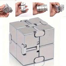 Infinity Magic Cube, Magic Cube Toy, Exercise Reaction - Bạc - Xem 1