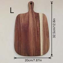 1pc Rosewood Cutting Board - Wooden Kitchen Chopping Board, Stylish Long Handle, Solid Wood, For Meat, Cheese, Bread, Vegetables And Fruits - Charcuterie Board Cheese Serving Platter, Perfect For Food Slicing And Display, Portable Camping Cutting Board, Essential For Modern Country Kitchen. Mother's Day Gift, Wedding Season Kitchen Supplies, Christmas Gift. - Wood Color - View 14