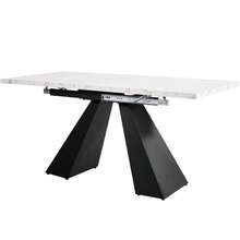 Dining Table & Chair Sets - White + MDF+Metal - View 9