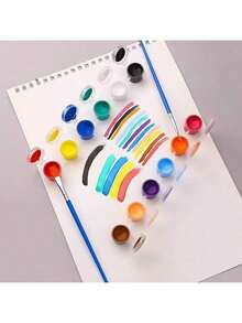 1 Set Solid Acrylic Paint, Graffiti Painting Supplies, Craft Painting Gypsum Dolls, Creative Art & Craft Party Gifts - Multicolor - View 1