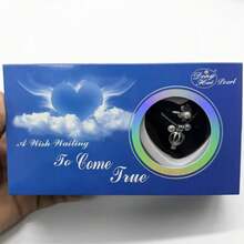 1盒DIY珍珠项链、耳环、戒指、手链4件套礼盒，LovePearl祝福礼物，节日礼物 - 彩色 - 查看 16