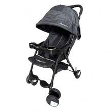 Baby Stroller For 0-24 Months With Sunshade, Lightweight And Portable, One-Button Quick Fold, Reclining Seat For Sitting Or Lying Down, Ideal For Boys And Girls, Daily Use And Outings - 黑色 - 查看 6
