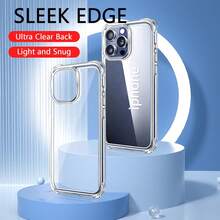 XINHONGYU Phone Case: 1 PC TPU Transparent Anti-Shock Phone Case Compatible With IPhone 17 Pro Max/17 Air/16 Pro Max/16 Plus/15 Pro Max/14ProMax/13ProMax/12/11ProMax/Xs Max/XS/XR, Anti Yellowing Rugged Shockproof Protective Transparent Cell Cover (A-Clear), Drop - Clear - View 2