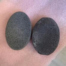 1/2pcs Natural Volcanic Stone Foot Scrubber, Volcanic Pumice Stone, Foot Care Tool For Removing Calluses And Dead Skin At Home - Black - View 12