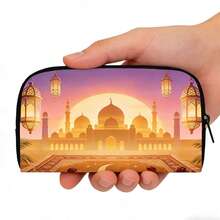 新款斋月长款钱包，可装硬币、现金、信用卡、身份证，长款设计，是感谢礼物、通勤礼物、节日礼物、生日礼物、情人节礼物、白领礼物的理想之选，带有卡槽和零钱包，女士钱包，情人节必备单品 - 彩色 - 查看 7