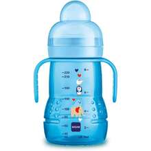 Taza de entrenamiento, vasos de entrenamiento para bebés con asas, niño, 8 onzas, 1 unidad,40870419 - Azul Marino - Ver 1