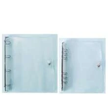 1pc Clear Loose-Leaf Cover, Simple Multi-Purpose Loose Leaf Notebook Binder For Office, Student Back To School,Back To School,School Supplies - Clear - View 13