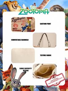 Disney 1 Túi đựng cơm trưa họa tiết Zootopia/Judy được cấp phép chính thức, túi xách thời trang họa tiết hoạt hình, túi đựng hộp cơm, túi đeo vai đa năng tiện dụng, nhẹ, dây đeo vai có thể điều chỉnh, túi đeo chéo dành cho nữ/bé gái/thanh thiếu niên/học sinh dùng hàng ngày/đi chơi/mua sắm/đi học. - Nhiều màu - Xem 12