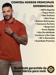 Kit Of 2 High Quality Polo Shirts 100% Cotton Men's Basic T-Shirt Autumn Spring Spring/Autumn Summer Winter All Spring/Summer Autumn/Winter Spring/Summer/Autumn Regular Fit Christmas Thanksgiving Valentine's Day Pride Month Teacher's Day Father's Day Polo Shirt - 陸軍和軍事 - 查看 4