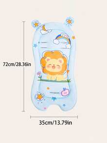 一款婴儿推车垫——卡通主题四季通用垫，既是绝佳的婴儿玩具，也是舒适的座椅垫。这款柔软的垫子适合四季使用，可用作婴儿推车座椅或躺椅。 - 彩色 - 查看 6