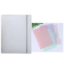 Detachable A4/A5 Ring Binder Cover, Student Loose Leaf Notebook, Office Supplies,Back To School,School Supplies - Binder With Straps - View 46