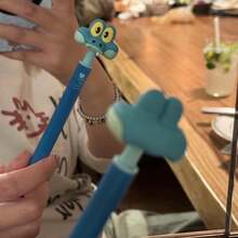 Pix retractabil cu bilă, cu tematică Judy Rabbit, 1 buc/3 buc/5 buc, pix cu gel cu personaje de desene animate, reumplere de calitate, potrivit pentru fani - Multicolor - Vizualizare 4