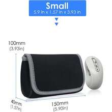 Organizador Portátil, Bolsas para Accesorios electrónico (Cables, Disco Duro, Adaptador, ratón, Auriculares inalámbrico, Cargador de teléfono, Celular, Banco de energía,) - Gris Oscuro,40873362 - azul real - Ver 2