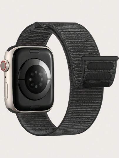 Sport Loop Nylon Watch Band Compatible With Apple Watch Bands 38mm, 40mm, 41mm, 42mm, 44mm, 45mm, 46mm, 49mm. Soft, Breathable, Elastic Nylon Band. Compatible With Apple Watch Series Ultra/11/10/9/8/76/5/4/3/SE. Girls Boy's And Girl's Sports And Casual Watch Bands.Easy To Wear