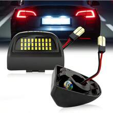 Luces de Placa de Matrícula LED Compatibles con Chevy  1500 2500HD 3500HD, Avalanche, Suburban, Tahoe, GMC Sierra, Yukon, Cadillac Escalade 1999-2014, 48-SMD 6500K Super Blanco (Actualización-Blanco) - MejoraBlanco - Ver 11