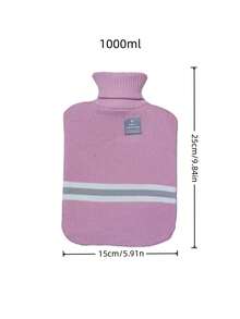 1个海军蓝、橙红、浅粉、浅绿、天蓝暖胃热水袋，PVC材质，大容量注水热水袋，大容量保温，价格实惠，便携保暖 - 彩色 - 查看 18