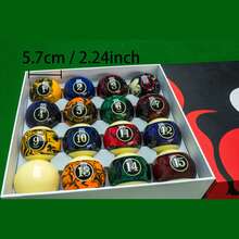 10A级大理石纹台球——密度更高、弹性更好、耐磨性更强，为球员提供更佳的控球和击球体验。它能减少球杆、球台和其他球之间的摩擦阻力，使击球更流畅，并保持更长时间的良好性能。更适合专业比赛或对台球品质要求较高的场所。 - C-15夢幻球 - 查看 6