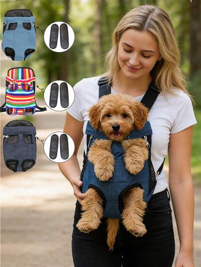 Pet Carrier Portable Pet Front Chest Bag Pet Backpack Cat Outdoor Bag
