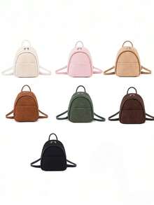Women's Fashionable Backpack, Lightweight And Stylish, Suitable For Travel, Shopping, And School - Black - View 1