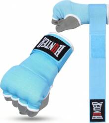 Guantes interiores acolchados de gel con envolturas de mano para boxeo (vienen en par) - Azul - Ver 2