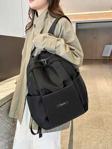 Classic Versatile Fashion Backpack, New Casual Bag With Large Capacity, Student Bag - Multicolor - View 3