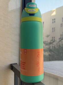 New Outdoor Straight Stainless Steel Cup, Floral Pattern, Multi-Color Options, Press Design, Minimalist & Fashionable, Efficient - Multicolor 32oz - View 17