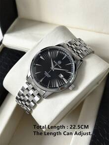 Pablo Raez 1 chiếc đồng hồ nam chính hãng, kiểu dáng lịch lãm dành cho doanh nhân, chất lượng cao cấp AAA, dây đeo bằng thép không gỉ dày dặn, thương hiệu nổi tiếng, thiết kế mới, mặt số vạch chia rõ nét, hiển thị ngày, màu bạc, chống nước 50M, lịch đơn giản, hiển thị ngày tháng, đồng hồ nam thép không gỉ thời trang thường ngày, kim thép, đồng hồ đeo tay cao cấp dùng hàng ngày, quà tặng thầy cô, quà tặng bố hoặc bạn bè nam, quà tốt nghiệp, đám cưới, sinh nhật. - Bạc - Xem 11