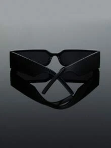 1副男士塑料长方形全框新款多色经典现代简约时尚眼镜，适合假日礼物、街头摄影、海滩派对、热带海滩度假、家庭出游，适合所有脸型。 - 彩色 - 查看 4