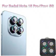 Camera Lens Protector Film, Compatible With Redmi Note 15 4G/15 5G/15 Pro 4G/15 Pro 5G/15 Pro+, Metal Tempered Lens Protector Film, Lens Protector Sticker, Lens Protector Pad, Camera Lens Protector Film | 9H Tempered Glass, Scratch-Resistant, Bubble-Free, Easy To Install, Compatible With Phone Case Design, Durable Phone Accessory - Multicolor - View 21