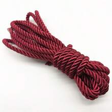 5码8毫米结实耐用的三股伞绳，聚丙烯材质，适用于家居装饰配件DIY手工家纺装饰 - Pick colors - 查看 23