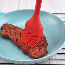 Kitchen Silicone Basting Brush Set - 2/4/6 Pcs Red Heat-Resistant Oil Brush For Grilling, Baking & Cooking - Red - View 3