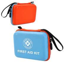 Small First Aid Kit - 165 Piece Dual-Color Emergency Medical Kit With Hard Shell And Fluorescent Exterior Coating Emergency First Aid Kit For Home Car Travel Hiking And Outdoor Red/Blue - Blue/Orange - View 4