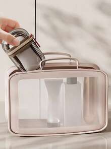 这款透明旅行皂碟配有可拆卸沥水层，防止漏水。这款便携式皂盒适合旅行、露营和健身房使用，方便携带。 - 彩色 - 查看 5