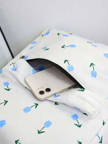 3pcs Nylon Bow Print Backpack Set,Foldable Multi-Po Cket Large CapacityWater-Resistant Zipper Backpack Suitable F Or Teenagers,High School, College Students,Ladies,Daily Use, Commuting,Traveling,Gifts For Valentine's Day - Multicolor - View 7