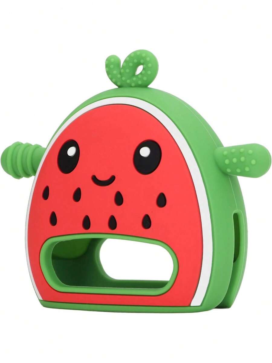 Guante Mordedor de Sandía, Desarrollo Sensorial Suave, Guante Mordedor Masticable Calmante, Silicona para bebé,40920896 - Multicolor - Ver 1