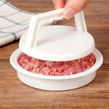 1pc Hamburger Mold, Sandwich Burger Press Mold, Meat BBQ Party Burger Maker Mold, Kitchen Tool Accessory, Hamburger Maker (White) - Multicolor - View 4
