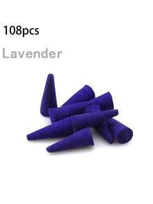 108 件天然檀香香锥，芳香香薰熏香，适用于卧室、浴室、客厅 - 抗菌、无羽毛、木制 - 彩色 - 查看 11