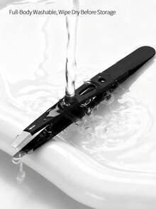 1pc High Precision Ultra-Thin Stainless Steel Tweezers | Eyebrow Trimming And Blackhead Remover | Your Confident Beauty Tool, Love Yourself On Valentine's Day - Multicolor - View 7