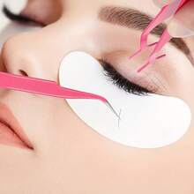 3件套弯头睫毛镊子套装 - 双头眉刷和睫毛夹、尖头剪刀和假睫毛辅助工具 - 方便假日和旅行使用 - 彩色 - 查看 4