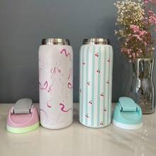 32 Oz Outdoor Sports Water Cup Water Bottle Stainless Steel Vacuumowala Insulated Cup With Lid And Straw Suitable For Water, Iced Tea Or Coffee. - Nhiều màu - Xem 1