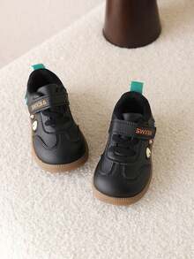 1双新款秋冬婴儿鞋、幼儿鞋、儿童鞋、女童运动防滑鞋 - 黑色 - 查看 4