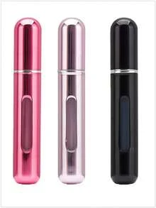 1pc/2pcs/3pcs 8ml Portable Refillable Travel Perfume Atomizer, 8ml Travel Size Spray Bottle, Pocket Wallet Perfume Container, Refillable Travel Spray Bottle, Pump Style Perfume Decanter, Back To School - Multicolor 8ml - View 32