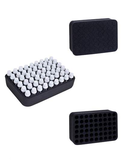 30/40/42/54/60 瓶装，带泡沫衬垫，可拆卸底部隔板，可容纳 30/40/42/54/60 瓶 15ml (0.5oz) 指甲油或精油（包括底油，不含底部隔板）。