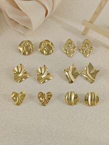 幸运惊喜礼包 - 色彩缤纷的精致树叶耳环，珐琅心形耳环。优雅的珐琅彩色耳环，永不褪色，百搭个性风格，适合女性佩戴。适合婚礼、派对、嘉年华、圣诞节、情人节、母亲节等场合的彩色首饰。也适合日常佩戴、聚会和化装舞会。 - 彩色 - 查看 6