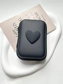 迷你数码收纳包 - 完美收纳U盘、硬盘、耳机等！EVA心形设计，防震拉链，适合收纳耳机、数据线、充电器等。居家、旅行、健身、露营、度假、日常使用、约会、节日、返校、假日旅行必备。 - 彩色 - 查看 12