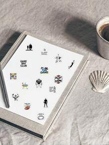 81/162pcs Football Match Day Stickers, Team Spirit Helmet Slogan Stickers, American Sports Fan Phone Case Water Bottle Gifts - Multicolor - View 7