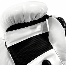 Guantes de Boxeo Venum Entrenamiento, Profesional, Resistencia, Comodidad, Alta Calidad, para Sparring, Kickboxing y Artes Marciales - Blanco - Ver 8