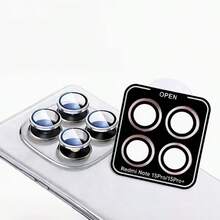 Camera Lens Protector Film, Compatible With Redmi Note 15 4G/15 5G/15 Pro 4G/15 Pro 5G/15 Pro+, Metal Tempered Lens Protector Film, Lens Protector Sticker, Lens Protector Pad, Camera Lens Protector Film | 9H Tempered Glass, Scratch-Resistant, Bubble-Free, Easy To Install, Compatible With Phone Case Design, Durable Phone Accessory - Multicolor - View 4